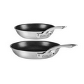 Professional 5-Ply 8" & 10" Fry Pans